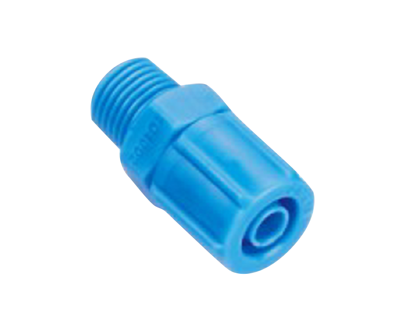 All plastic quick plug-in tracheal joint