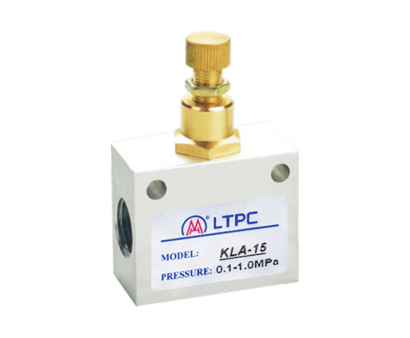 KLA series one-way throttle valve